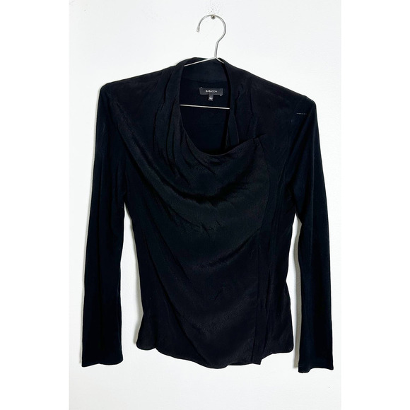 Aritzia Jackets & Blazers - Aritzia Babaton Jacket Womens Size S Black Zip Up Long Sleeve Cowl Neck